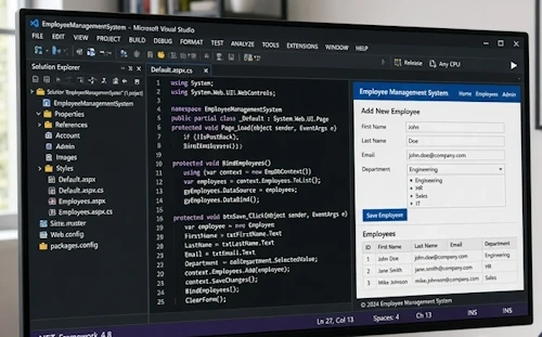 C# WebForms Applications, ASP.NET